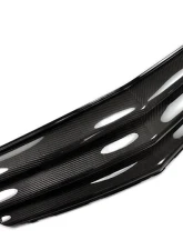 AutoTecknic Replacement Carbon Fiber Front Grille Mercedes-Benz W204 C-Class Sedan 2008-2013                                     - ATK-MB-0168-CF - Image 3