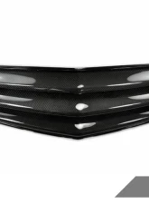 AutoTecknic Replacement Carbon Fiber Front Grille Mercedes-Benz W204 C-Class Sedan 2008-2013                                     - ATK-MB-0168-CF - Image 2