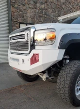 Chassis Unlimited Sierra Front Bumper For 15-19 Sierra 2500HD/3500HD Sensors Not Included No Tow Hook Recovery Points Proform Series                                     - CUB920301 - Image 3