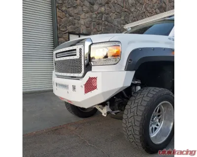 Chassis Unlimited Sierra Front Bumper For 15-19 Sierra 2500HD/3500HD Sensors Not Included No Tow Hook Recovery Points Proform Series - CUB920301