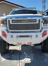 Chassis Unlimited Sierra Front Bumper For 15-19 Sierra 2500HD/3500HD Sensors Not Included No Tow Hook Recovery Points Proform Series                                     - CUB920301 - Image 4