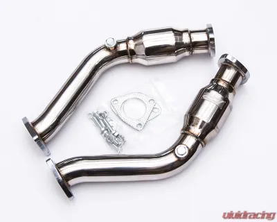 Agency Power Stainless Steel Resonated Test Pipes Nissan 350Z 03-06 - AP-Z33-171R