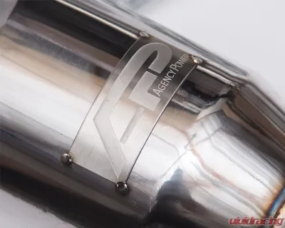 Agency Power Stainless Steel Resonated Test Pipes Nissan 350Z 03-06 - AP-Z33-171R