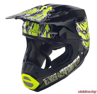 EVS Black T5 Egon Helmet - HE18T5EG-BK-M