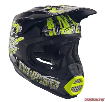 EVS Black T5 Egon Helmet - HE18T5EG-BK-M