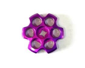 Power Tank Aluminum Tank Knob Six Shooter Royal Purple