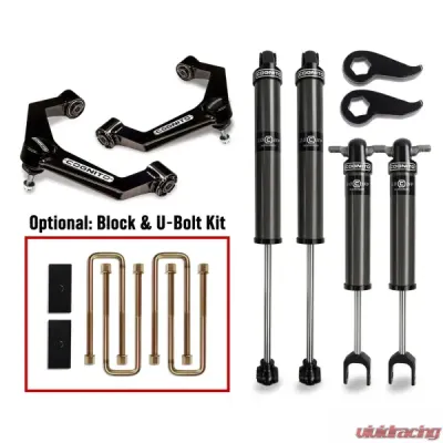 Cognito Motorsports 3" Performance Leveling Kit w/ 2.0 IFP Shocks Chevrolet | GMC 2500/3500 2WD/4WD 2020-2025 - 110-P1326
