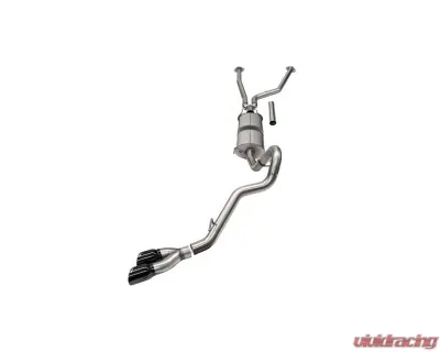 Corsa 22-24 Toyota Tundra 4WD 3in Sport Cat-Back Side Exit Exhaust System w/ Twin 4in BlackPVD Tips - 21245BLK