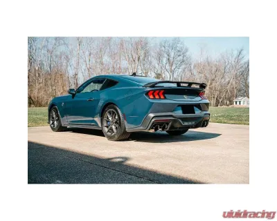Corsa 2024+ Ford Mustang Dark Horse 5.0L 3in Dual Rear Cat-Back w/Twin 4.5in Black PVD SlashTips - 21265BLK