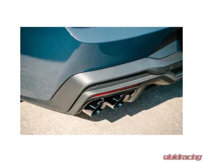 Corsa 2024+ Ford Mustang Dark Horse 5.0L 3in Dual Rear Cat-Back w/Twin 4.5in Black PVD SlashTips - 21265BLK