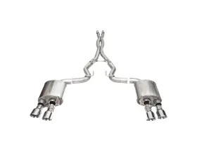 Corsa 2024+ Ford Mustang Dark Horse 5.0L 3.0in Dual Rear Exit Cat-Back w/Twin 4.5in Polish Slash Tips