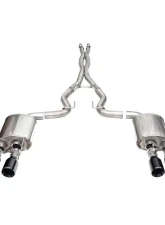 Corsa 24-24 Ford Mustang Dark Horse 5.0L 3in Dual Rear Cat-Back w/Twin 4.5in Black PVD StraightTips                                     - 21266BLK - Image 3