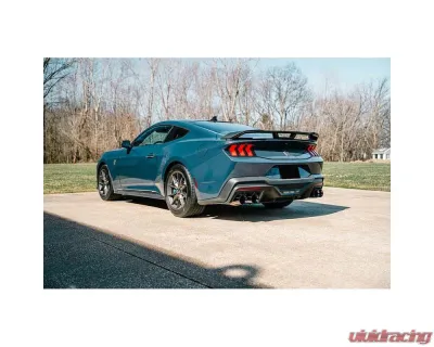 Corsa 2024+ Ford Mustang Dark Horse 5.0L 3in Dual Rear Axle-Back w/Twin 4.5in Black PVD Straight Tip - 21268BLK