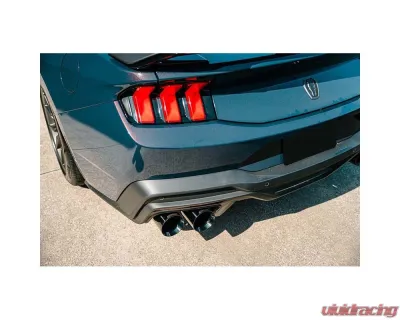 Corsa 2024+ Ford Mustang Dark Horse 5.0L 3in Dual Rear Axle-Back w/Twin 4.5in Black PVD Straight Tip - 21268BLK