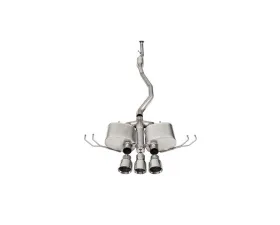 Corsa 2017-2021 Honda Civic Type R 3in Cat Back Exhaust - Polished Pro-Series Tri 4.5in Tip (Xtreme)