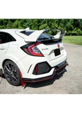Corsa 2017-2021 Honda Civic Type R Xtreme Cat-Back Tri Rear Exit with 4.5in Black Pro-Series Tips                                     - 21303BLK - Image 2