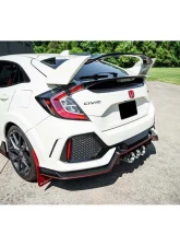 Corsa 2017-2021 Honda Civic Type R Xtreme Cat-Back Tri Rear Exit with 4.5in Polished Pro-SeriesTips                                     - 21303 - Image 2