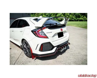 Corsa 2017-2021 Honda Civic Type R Xtreme Cat-Back Tri Rear Exit with 4.5in Polished Pro-SeriesTips - 21303