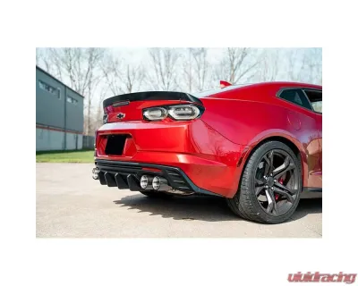 Corsa 2016-2024 Chevrolet Camaro SS / ZL1 Valved Axle-Back Exhaust w/ Carbon Fiber Quad Tips - 21789CF