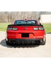 Corsa 4.5in Black Carbon Fiber Twin Tip Kit for 2016-2024 Chevrolet Camaro SS/ZL1                                     - 21835CFBLK - Image 4