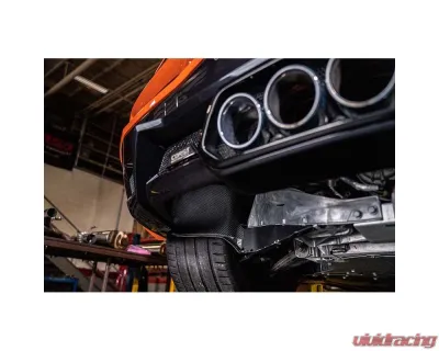 Corsa 2023-2024 Chevrolet Corvette C8 Z06 Black Out Heat Protection Shields - AC012