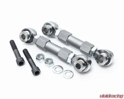 Agency Power Rear Adjustable Sway Bar Links Silver Can-Am Maverick X3 RS DS RC Turbo - AP-BRP-X3-210S