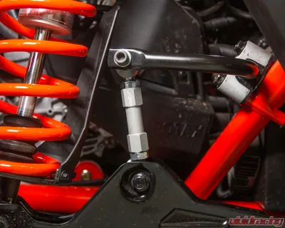 Agency Power Rear Adjustable Sway Bar Links Silver Can-Am Maverick X3 RS DS RC Turbo - AP-BRP-X3-210S