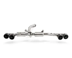 Akrapovic Titanium Slip-On Line with Carbon Tips Nissan GT-R 2008-2021