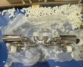 Agency Power Valved Exhaust System w/Polished Tips Porsche 991 GT3 | GT3 RS 14-19 - CLEARANCE