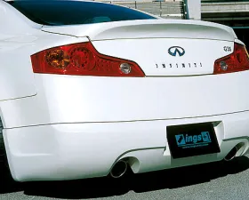 INGS LX Sport Rear Half Spoiler FRP Infiniti G35 03-05