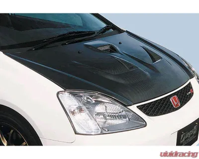 INGS Aero Hood Carbon Honda Civic 12/01-9/04 - 00117-00503