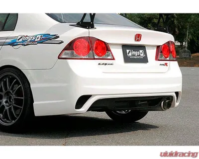 INGS N-Spec Rear Bumper FRP Honda Civic Type-R JDM 08-11 - 00149-00302