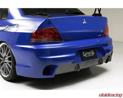 INGS N-Spec Rear Bumper FRP Mistubishi EVO VII 2/01-12/02 - 00131-00302