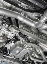 Soul Catted Exhaust System w/ 4" Slash Cut Brushed Tips Porsche 992 GT3 2022+                                     - POR.992GT3.RES.SLT4BR - Image 3