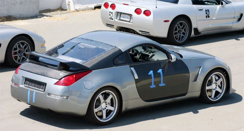 Seibon Carbon Fiber NS-Style Rear Spoiler Nissan 350Z 2003 Seibon Carbon Fiber NS-Style Rear Spoiler Nissan 350Z 2003