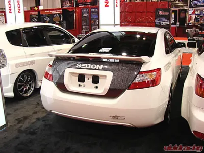 Seibon OEM-Style Carbon Fiber Trunk Lid Honda Civic 2006-2011 - TL0607HDCV2D