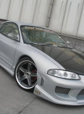 Seibon OEM-Style Carbon Fiber Hood Mitsubishi Eclipse 1995-1999                                     - HD9599MITEC-OE - Image 2