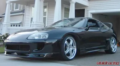 Seibon TJ-Style Carbon Fiber Front Lip Spoiler Toyota Supra 1993-1998 - FL9398TYSUP-TJ