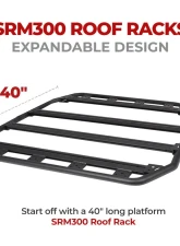 Go Rhino SRM300 40" Long x 40" Wide Flat Platform Roof Rack                                     - 5933040T - Image 5