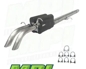 MPI Exhaust Technologies Clamp-on Kit w/Mufflers