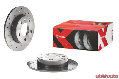 Brembo Premium UV Coated Front Xtra Cross Drilled Brake Rotor - 09.A921.1X