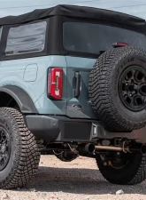 Corsa Turbo 2.75in Catback Dual Exhaust w/4in Straight-Cut Polished Tips Ford Bronco 2.7L Turbo 2-Door 2021+                                     - 21210 - Image 4