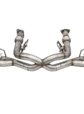 Corsa 3" Catback w/ 4.5" Carbon Fiber Black PVD Tips Chevrolet Corvette C8 2020-2024                                     - 21105CFBLK - Image 2