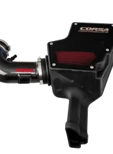 Corsa Black Carbon Fiber Closed Box Air Intake w/ DryTech 3D No Oil Ford Mustang GT 5.0L V8 2018-2023                                     - 44007D - Image 2