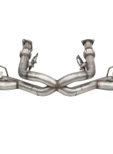 Corsa 3" Catback w/ 4.5" Carbon Fiber Polished Tips Chevrolet Corvette C8 2020-2024                                     - 21105CF - Image 2