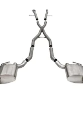 Corsa 2.5" Xtreme Dual Rear Exit Catback w/ 4.0" Black PVD Twin Tips Jeep Grand Cherokee 5.7L 2014-2021                                     - 21188BLK - Image 2