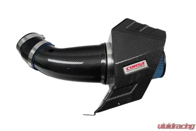 Corsa Performance Black Carbon Fiber Air Intake w/ MaxFlow 5 Filter Dodge Durango | Jeep Grand Cherokee 6.2L 2018+ - 44011