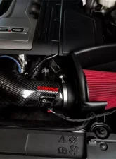 Corsa Metal Shielded Black Carbon Fiber Drytech Air Intake Ford Mustang GT 5.0L V8 2018-2023                                     - 44006D - Image 3