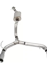 Corsa Turbo 2.75in Sport Catback Dual Exhaust w/4in Straight-Cut Polished Tips Ford Bronco 2.3L Turbo 2-Door 2021+                                     - 21204 - Image 2