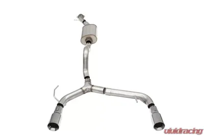 Corsa Turbo 2.75in Sport Catback Dual Exhaust w/4in Straight-Cut Polished Tips Ford Bronco 2.3L Turbo 2-Door 2021+ - 21204